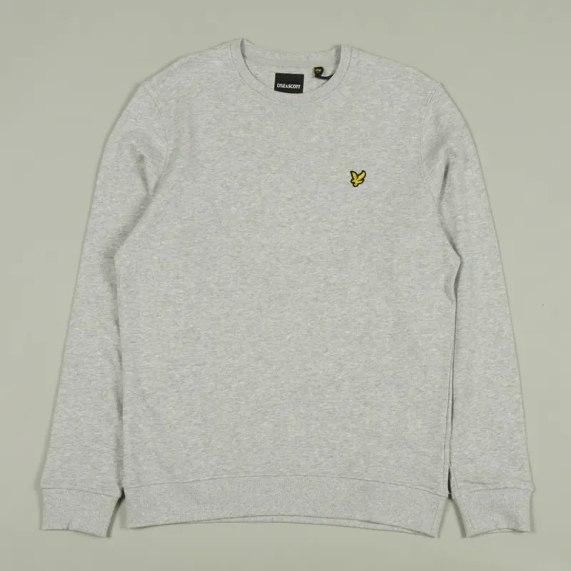 Lyle and Scott Crew Neck Sweatshirt - Light Grey Marl